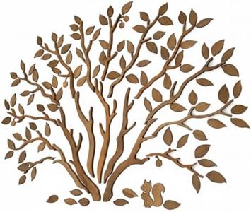 WOODTELLSTORY 'Oak Tree' DIY Tree Carved Wood Wall Art, Nature-Inspired Woodland-Themed Handcrafted Wall Decor for Living Room, Bedroom, Yoga Room, Reading Nooks, Office, 79" Wide x 59" High