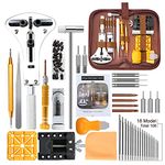 Kingsdun Watch Repair Kit, Professional Watch Battery Replacement Tool Watchband Link & Back Remover Spring Bar Tool Kit with Carrying Case & Instruction Manual