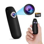 Body Camera with 32GB TF Card, Bextgoo 1080P HD Mimi Spy Camera, Mini Spy Camera with Video Recording, PIR Motion Detection, Night Vision, Easy to Use for Office/Meeting/Bike/Hiking