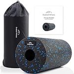 Everest Fitness Foam Roller - 30 cm and 60cm - Medium Hardness Massage Roller for Muscles - Yoga Pilates Back Muscle Rollers with Exercise Book and Carrying Bag