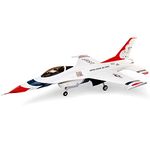 E-flite F-16 Thunderbirds 80mm EDF ARF Plus, EFL87970 , Blue,Red,White