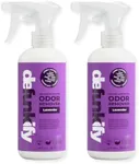 Defunkify Odor Remover Spray | Good as Linen Spray, Shoe Deodorizer, Pet Odor Eliminator | with Ionic Silver & Pure Essential Oil Scent | 32 fl oz (2-Pack of 16 fl oz bottles) (Lavender)