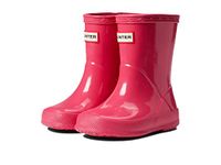 HUNTER Unisex Child KFT5094RMA Rain Boot, Bright Pink, 10 Little Kid US