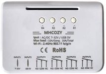 MHCOZY 4CH WiFi RF Wireless Switch Relay,momentary Latching Interlock Mode,ewelink app Remote,Compatible with Alexa Google Home