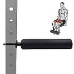 HMWOKPOT Single Leg Squat Roller, Squat Rack Leg Press Attachment Leg Extension and Curl Machine Foam Hook Leg Gym Comprehensive Training Equipment,26mm