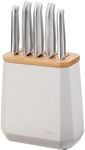 Furi Stone Knife Block 6pc Set Snow