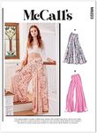 McCall's Misses' Wide Leg Pants Sewing Pattern Kit, Code M8223, Sizes L-XL-2XL, Multicolor