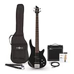 Electric Bass Guitar Chicago by Gear4music Beginner Pack with 15W Amp