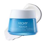 Vichy Aqualia Thermal Facial Moisturizer for Dry Skin FRAGRANCE FREE Face Cream with Hydrating Natural Origin Hyaluronic Acid. Unisex & suitable for Sensitive Skin, 50 ML