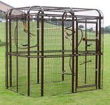 wonline Parrot Cages for Large Birds Outdoor Extra Large Bird Cage with Bird Cage and Perch, Suitable for Macaws Canaries Parrots Budgie Lovebirds