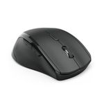 Hama Ergonimic Left Handed Wireless Mouse | Left-handed Mouse without Cable | Wireless Radio Mouse | USB Receiver | 800-1600 DPI | 3 Buttons Including Browser Buttons | 2.4 GHz | Black