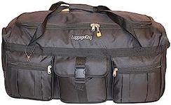 LuggageKing 42-Inch XL Rolling Duffel Bag with Wheels - Ideal Travel Bag for Travel, Sports, Hockey, and Cargo Outdoor Hockey Bag - Convenient and Spacious Gym Bag, XL