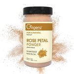 Origenz Rose Petals Powder Helps in Reducing Dark Spots, Scars & Marks, Nourishment, Fairness, Natural Exfoliator, Tanning, Glowing Skin | Rosa indica Face Pack, Mask | 100gm