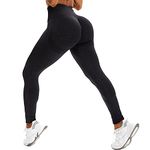 RIOJOY Scrunch Seamless Leggings Women High Waist Ruched Butt Lifting Gym Sports Leggings