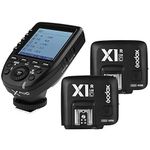 Godox Xpro-C Flash Trigger with 2 x X1R-C Flash Receiver Trigger Wireless X System 32 Channels 16 Groups Support TTL Autoflash 1/8000s HSS Compatible with Canon Camera (Xpro-C+2*X1R-C)