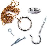 Tiki Toss Original Hook and Ring Game Essentials- Includes Hook, Ring, Mounting Screws, and Thread