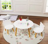 UTEX Kids Wood Table and Chair Set,