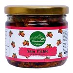 Dhauladhar Pickles 300g Homemade Traditional Yam Pickle | 100% Vegetarian Tasty Ready to Eat Pickles | No Added Preservatives and Chemical Free Pickle Jar