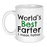 Worlds best farter ~ mean father ~ Fathers Day Gift ~ Dad Mug ~ Dad Birthday ~ Dad Coffee ~ Gift for Dad ~ first fathers day by the T bird