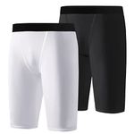 Valcatch 2 Pack Compression Shorts for Boys,Youth Athletic Undershort,Sport Base Layer for Basketball Running Baseball