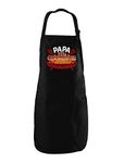 Papa The Grillmeister The Man The Legend Griller Gift for Dad Grandpa BBQ Chef Apron One Size Black