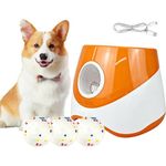 Blendra Dog Ball Launcher, Automatic Ball Thrower for dogs with Adjustable 20-46FT Launch Distance Ball Thrower Machine for Small & Medium Dogs,Interactive Fetch Toy with 3 Tennis Balls