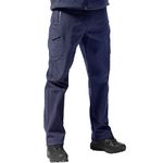 FREE SOLDIER Men's Outdoor Softshell Fleece Lined Cargo Pants Snow Ski Hiking Pants with Belt (Navy 32W x 30L)