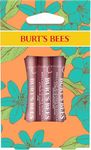 Burt's Bees Lip Colour Gift Set, 3 Lip Shimmers in Peony, Watermelon and Fig Shades, Petal Kisses, 3 x 2.6 g