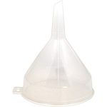 Whitefurze Plastic Funnel (WT888/1), 1-Pack, White/Clear, 14cm (5.5")