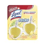 Lysol Automatic In-The-Bowl Toilet Cleaner, Cleans and Freshens Toilet Bowl, Lemon Breeze Scent, 2 Count (Pack of 1)