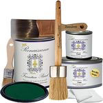 Retique It Chalk Furniture Paint by Renaissance DIY, 8 Piece Set, 49 Viridian, 32 Fl Oz