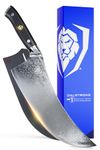 DALSTRONG Meat Cleaver Knife - 9 inch - 'The Ravager' - Shogun Series Elite - Japanese AUS-10V Super Steel Kitchen Knife - Black G10 Handle - Razor Sharp Cooking Knife - Heavy Duty - w/Sheath