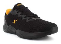 Sparx Men SM-648 Black Golden Sports Shoes - 7 UK