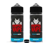 200ml heisenberg vape liquid e-liquid Berry Menthol e juice Value pack 2 x 100ml high VG 70:30 Koncept for Sub Ohm Cloud tanks and electronic cigarettes - No Nicotine 0mg (heisenberg)