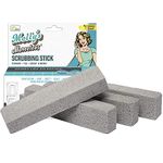 Molly's Marvelous Scrubbing Sticks, Pumice Stones for Tiles, Bathroom, Kitchen, and Hard Water, Household Cleaning Tool, 4pk