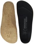 Birkenstock Women's Work logs Replacement Foot Bed Shoe Clogs Super-Birki. 39, Black