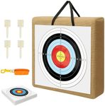 20" Straw Target - Traditional Hand-Made Archery Targets， Archery Bow & Arrow Target for Backyard on Recurve &Traditional & Longbowor Compound Bow
