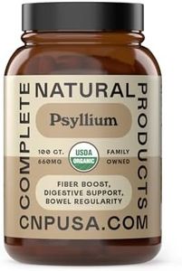Pure Natural Whole Psyllium Husk Powder Capsules - 660mg Capsules 100 Pure Unflavored Fiber & Colon Cleanse Pills
