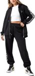 True Religion womens Crystal Horseshoe Box High Rise Boyfriend JoggerCasual Pants, Jet Black, X-Small