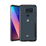 Plus 360 Protection Back Cover Case for LG V30 LG V30+ | LG V30PLUS (TPU + Poly Carbonate | Black)