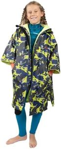 Gul Junior Evorobe Change Robe Poncho or Changing Robe Towel for Beach Watersports & Surfing - Black Camo - Thermal