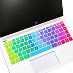 Keyboard Cover Skin Fit 2019 2018 2017 13.3" HP Spectre x360 13t 13t-ac00 |13.3" HP Spectre x360 2-in-1 13-AE011/12/131/43DX AE052NR 13-AC013/023/033/063DX 13-W013/23DX W053NR -Rainbow