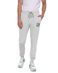 ENZIKO Men's Slim fit Cotton Track Pants (in, Alpha, M, Grey)