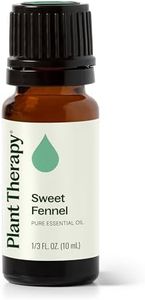 Plant Therapy Sweet Fennel Essential Oil 10 mL (1/3 oz) 100% Pure, Undiluted, Therapeutic Grade
