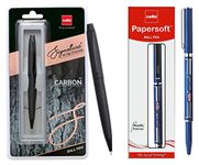 Cello Papersoft Ball Pen - (Blue) Signature Carbon Ball Pen