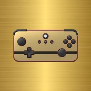 CRKD NEO S - Wireless Collectible Controller for Nintendo Switch OLED, Mobile, PC, Smart TV, Steam Deck OLED, Legion Go, Rog Ally Gaming (Retro Gold)