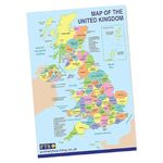 UK Map Political Childrens Pupils School Classroom Display Wall Poster A2 Primary Teaching Services