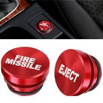 2Pcs Durable Metal Car Cigarette Lighter Plug Covers - Dustproof, Waterproof, Universal Fit - Stylish Accessory for Cigarette Lighter Cover Cap for Most Cars Trucks Buses Taxis Boats