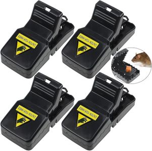 Uwenkjie Large Rat Traps 4-Pack – Heavy Duty Rodent Control