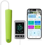 Kactoily Smart 4-in-1 WiFi Hydroponic Monitor, pH EC TDS Temp Meter with Remote App Control, 24/7 Hydroponic Water Tester for Home DWC Aquaponics Indoor Growing